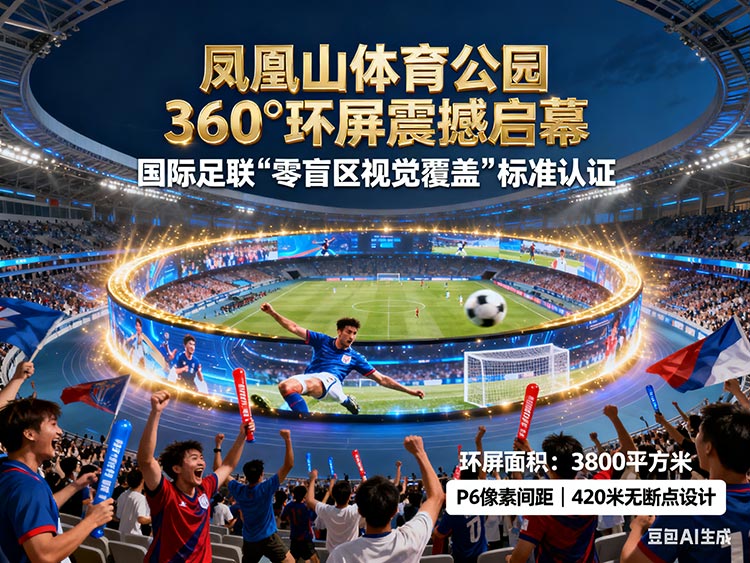 鳳凰山體育公園360&deg;環(huán)屏幕后：成都LED顯示屏如何拿下國際賽事級標準